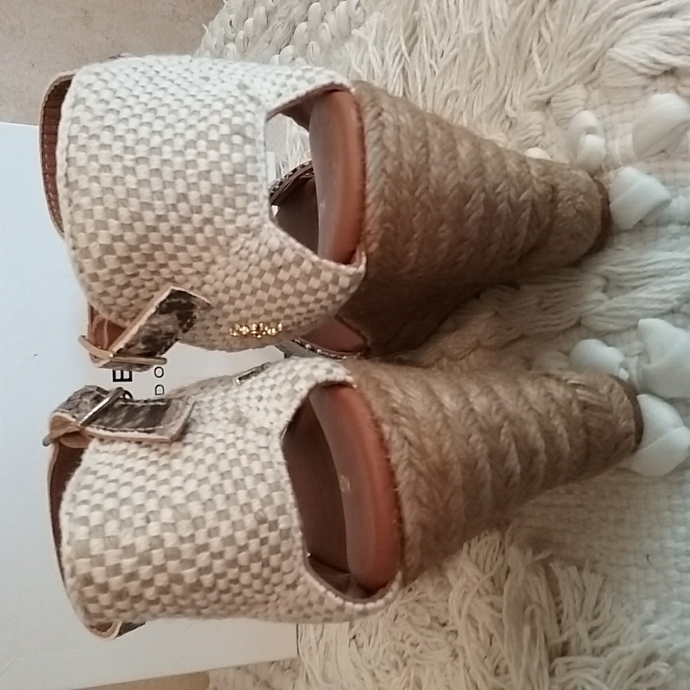 Kurt Geiger Nib Snakeprint Wedges 7.5 - image 7